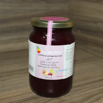 Confiture Mixte Betterave et Pêche - 500 g