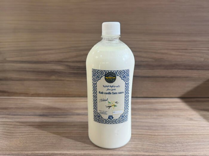 Raib 1L au lait pasteurisé – Arôme vanille, sans sucre – Image 1